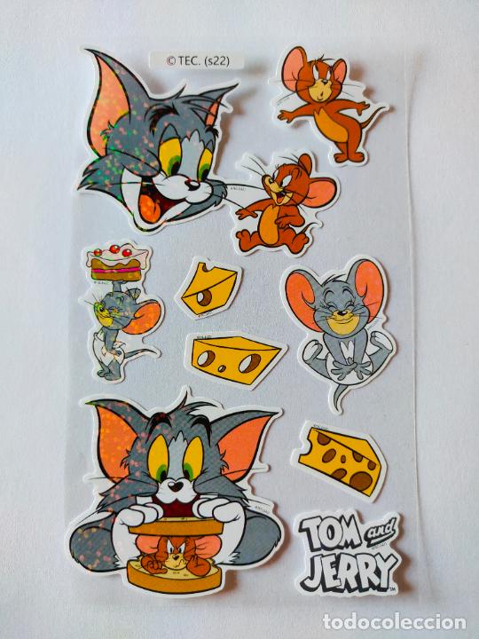Pegatinas de colecci&oacute;n: HOJA DE PEGATINAS - TOM Y JERRY