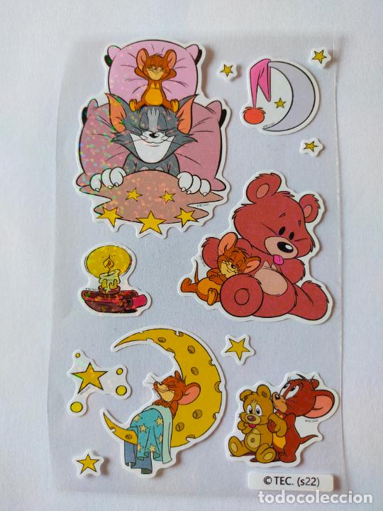 Pegatinas de colecci&oacute;n: HOJA DE PEGATINAS - TOM Y JERRY