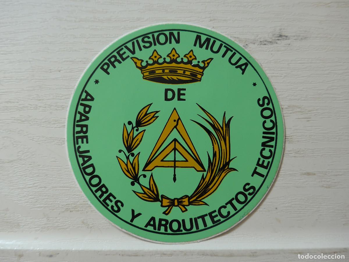 Adesivi di collezione: PEGATINA DE LA PREVISION MUTUA DE APAREJADORES Y ARQUITECTOS TECNICOS