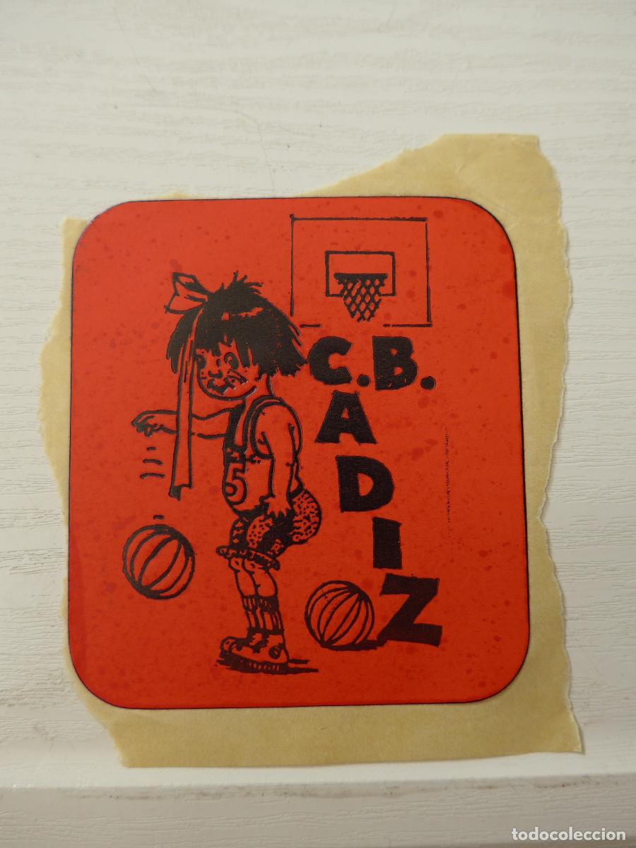 Pegatinas de colecci&oacute;n: PEGATINA C. B. CADIZ - Foto 1