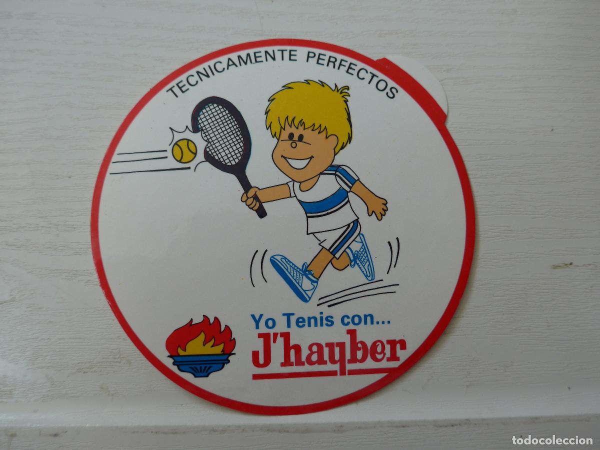 Autocolantes de cole&ccedil;&atilde;o: PEGATINA YO TENIS CON J'HAYBER TECNICAMENTE PERFECTOS