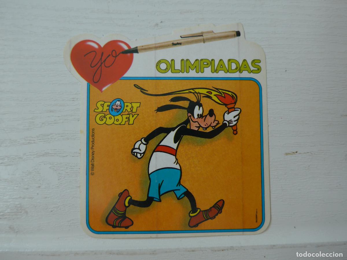 Autocollants de collection: PEGATINA YO AMO LAS OLIMPIADAS SPORT GOOFY