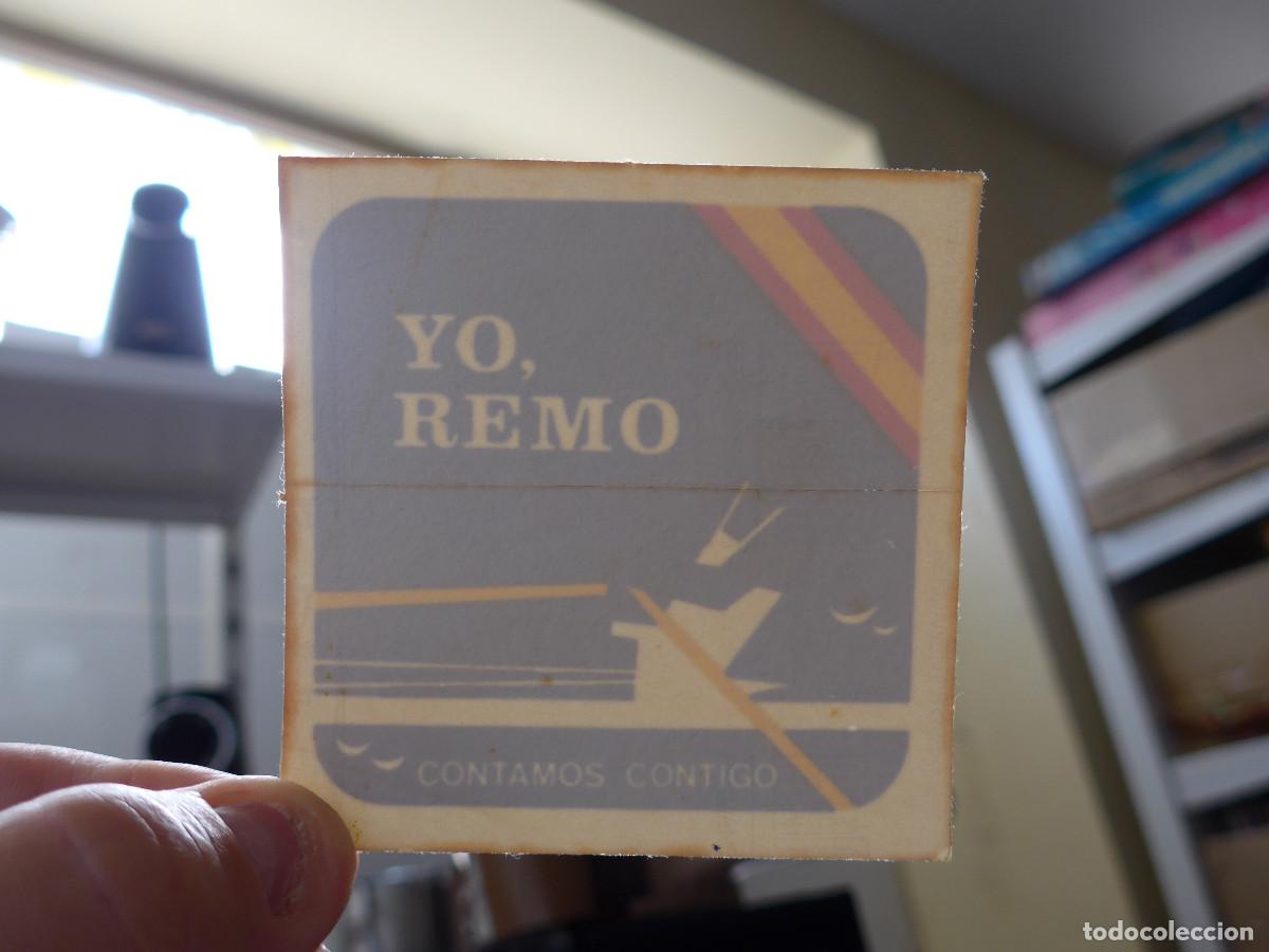 Pegatinas de colecci&oacute;n: PEGATINA YO REMO CONTAMOS CONTIGO - Foto 3
