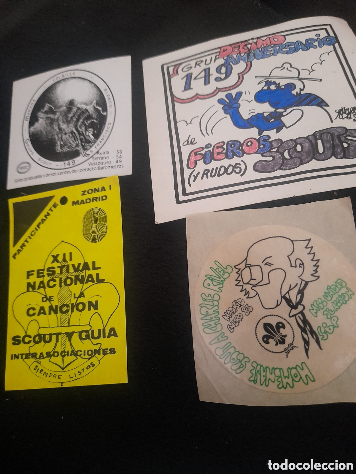 Pegatinas de colecci&oacute;n: 9 Antiguas pegatinas de los Scouts - Foto 2