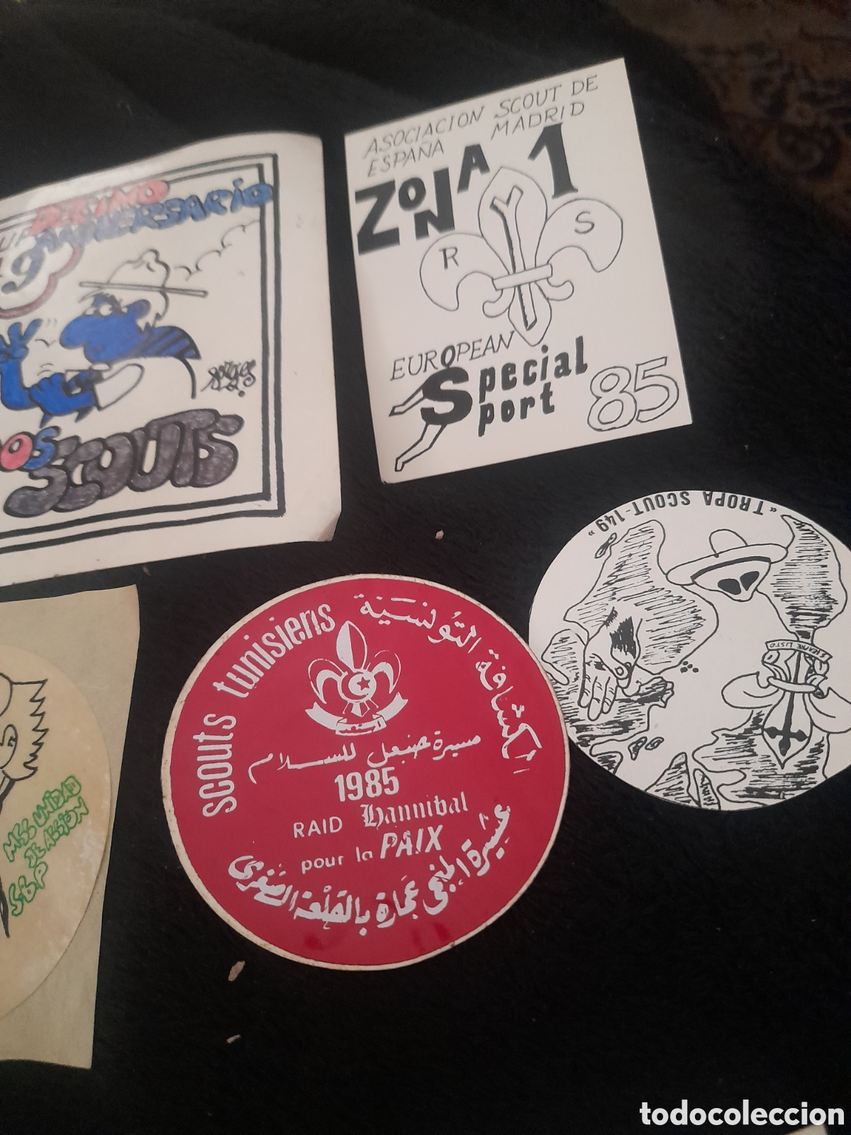 Pegatinas de colecci&oacute;n: 9 Antiguas pegatinas de los Scouts - Foto 3
