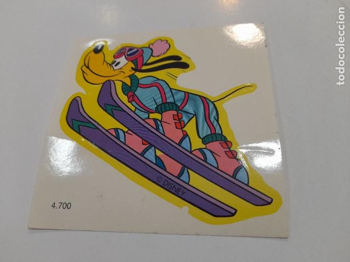 Pegatinas de colecci&oacute;n: Pegatina antigua de Pluto - Foto 1