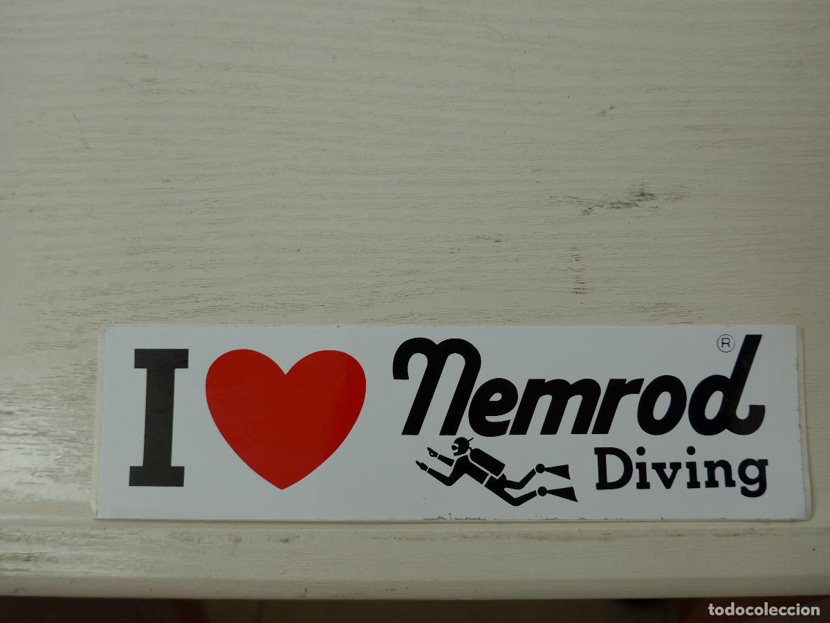 Adesivi di collezione: PEGATINA YO AMO NEMROD DIVING