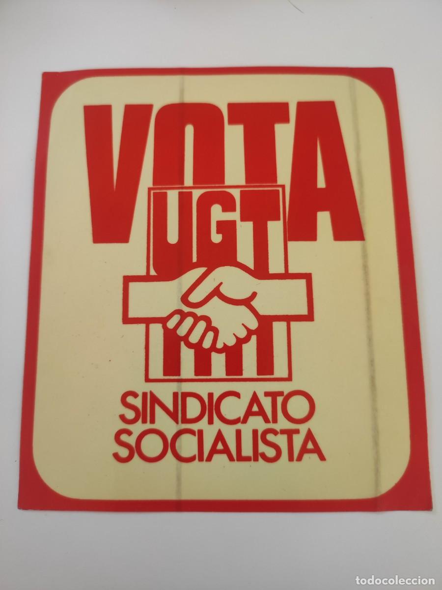 Pegatinas de colecci&oacute;n: Pegatina: Vota UGT. - Foto 1