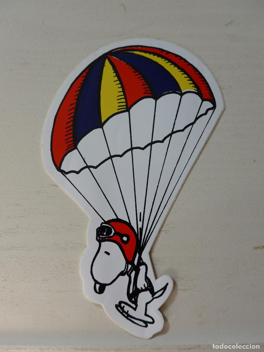 Pegatinas de colecci&oacute;n: PEGATINA SNOOPY PARACAIDAS - Foto 1