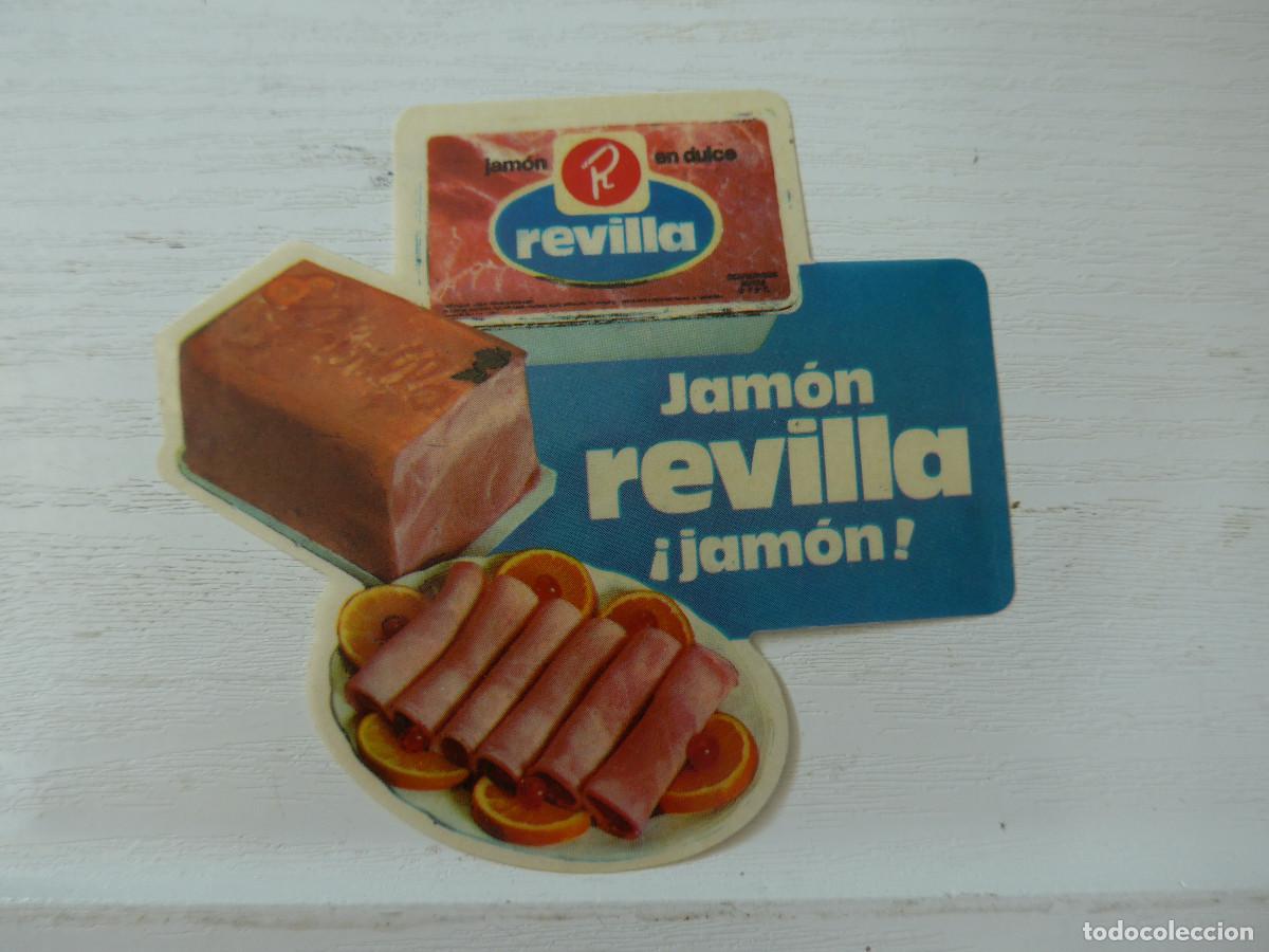 Pegatinas de colecci&oacute;n: PEGATINA JAMON REVILLA - Foto 1