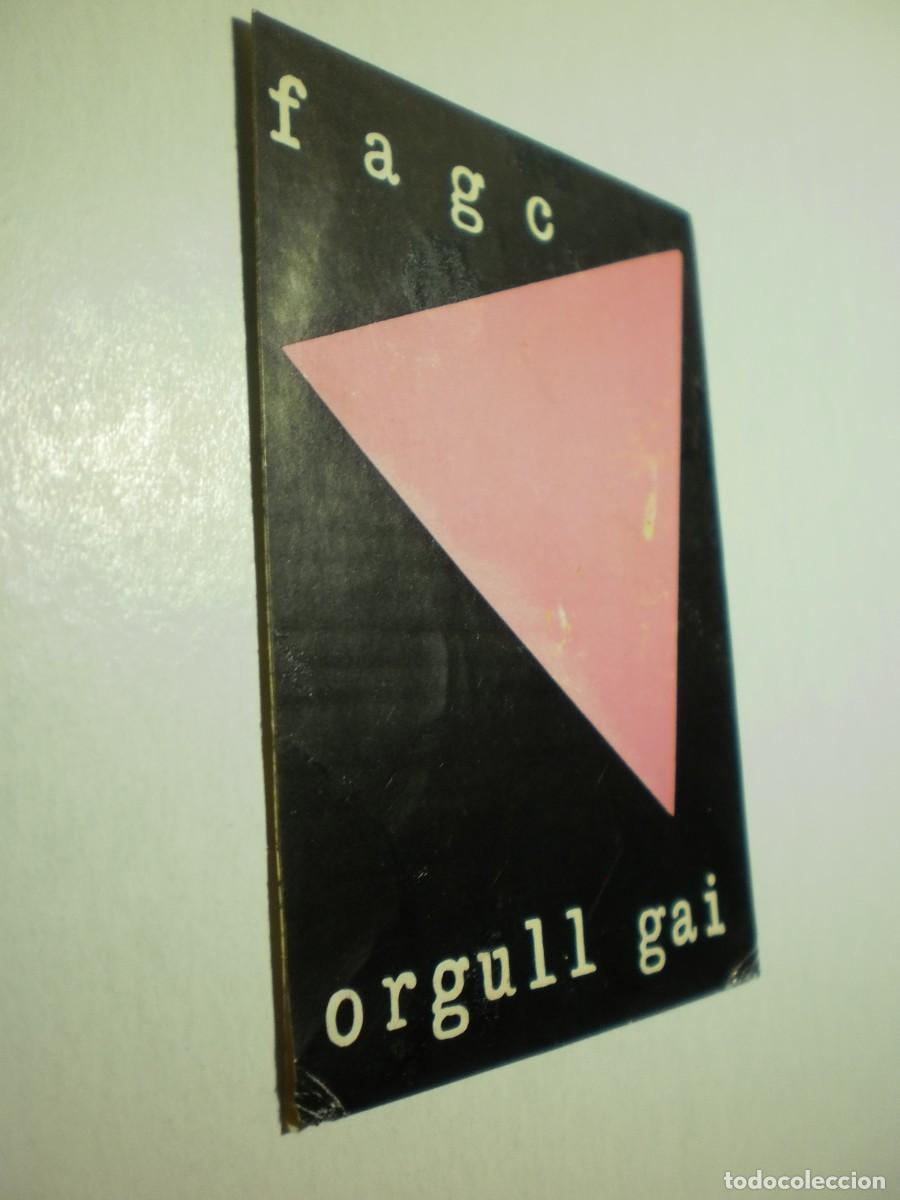 Adesivi di collezione: pegatina front d'alliberament gai de catalunya fagc cap al 1978