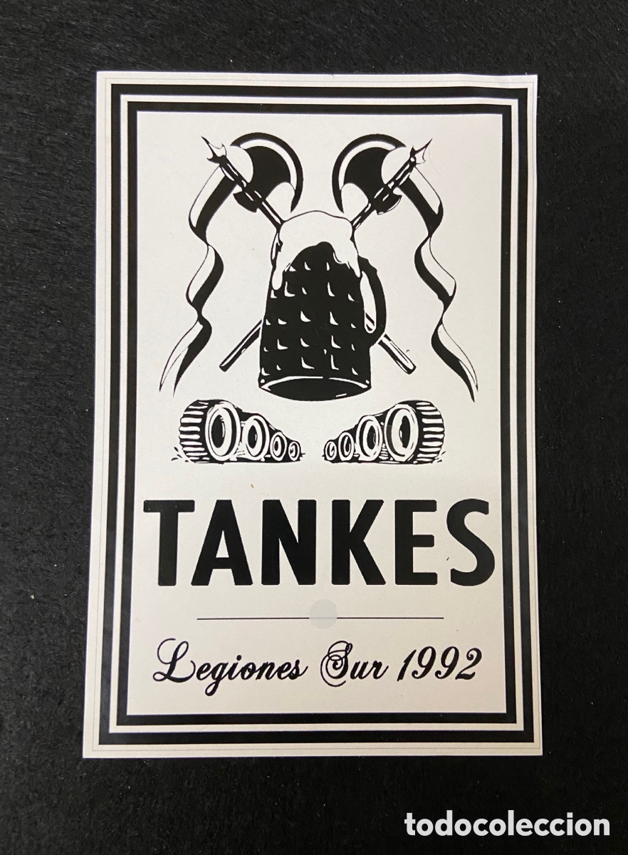 Pegatinas de colecci&oacute;n: PEGATINA ADHESIVO TANKES LEGIONES SUR ULTRAS MERIDA AD FUTBOL