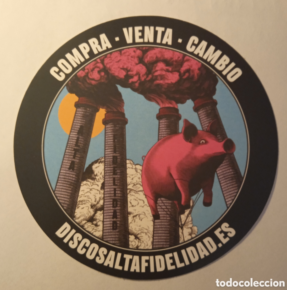 Pegatinas de colecci&oacute;n: PEGATINA DISCOS ALTA FIDELIDAD