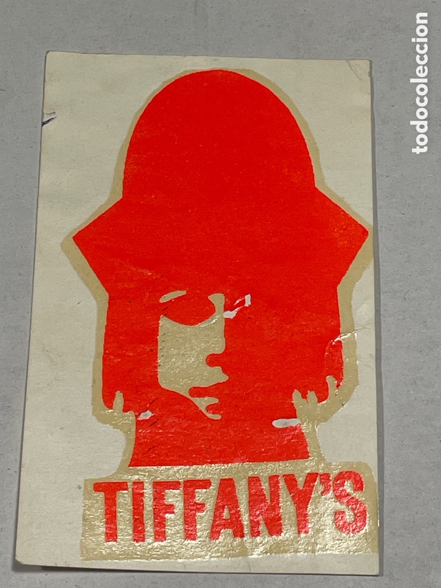 Pegatinas de colecci&oacute;n: MALB2 - PEGATINA ADHESIVO DISCOTECA TIFFANY&rsquo;S - SIN PEGAR