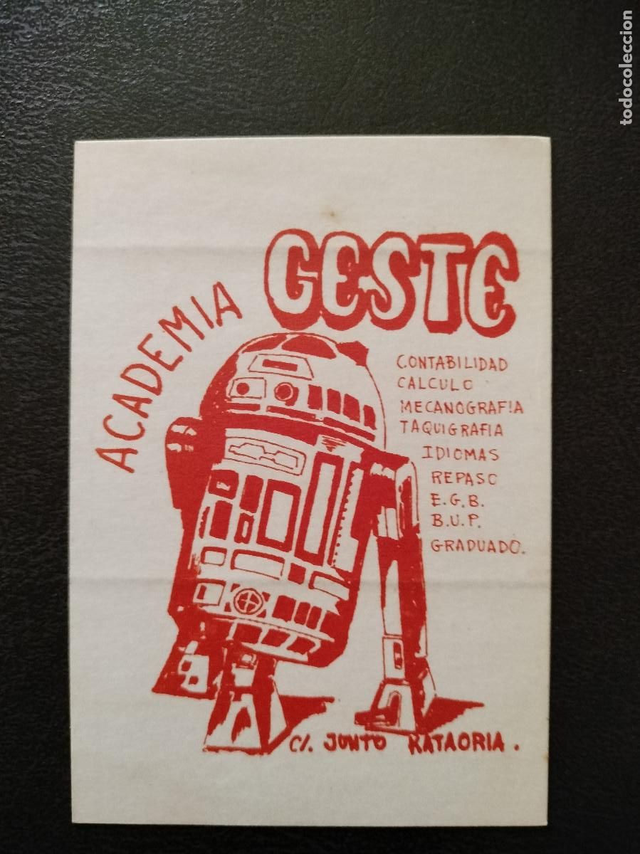 Pegatinas de colecci&oacute;n: Pegatina Academa Geste Catarroja Valencia Guerra de las Galaxias R2-D2 Star Wars