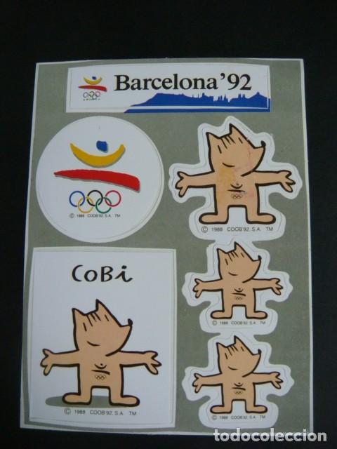 Pegatinas de colecci&oacute;n: PEGATINA DE BARCELONA 92 COBI SON TROQUELADAS-(&)