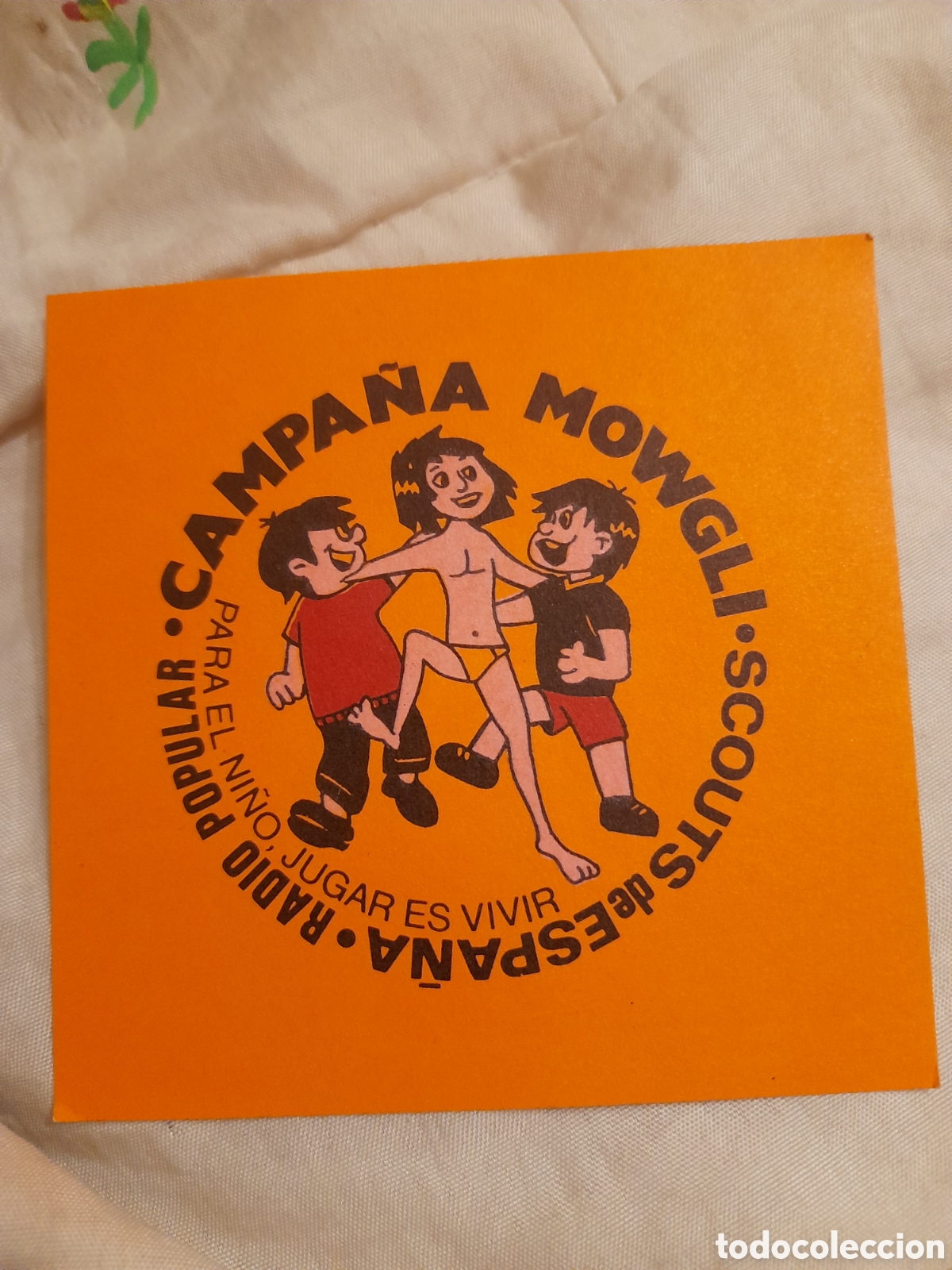 Autocollants de collection: Antigua pegatina Campa&ntilde;a Mowgli, Scout de Espa&ntilde;a