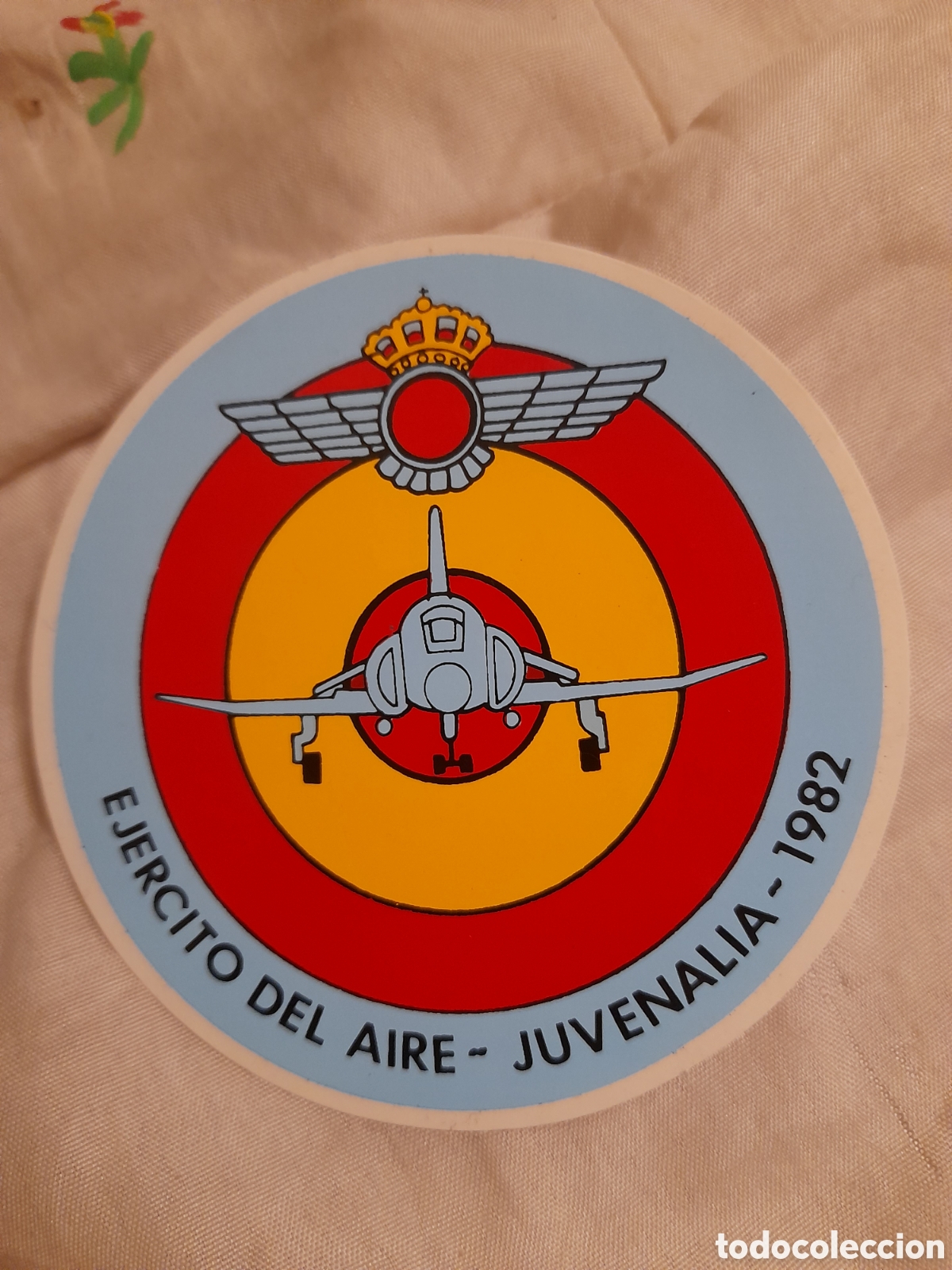 Autocollants de collection: Antigua pegatina Ej&eacute;rcito del Aire, Juvenalia 1982