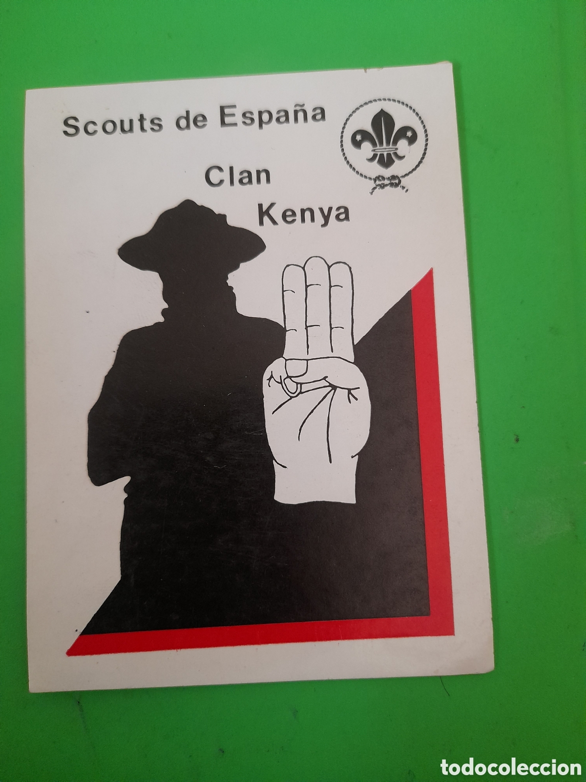 Autocollants de collection: Antigua pe, Scouts de Espa&ntilde;a, Clan Kenya