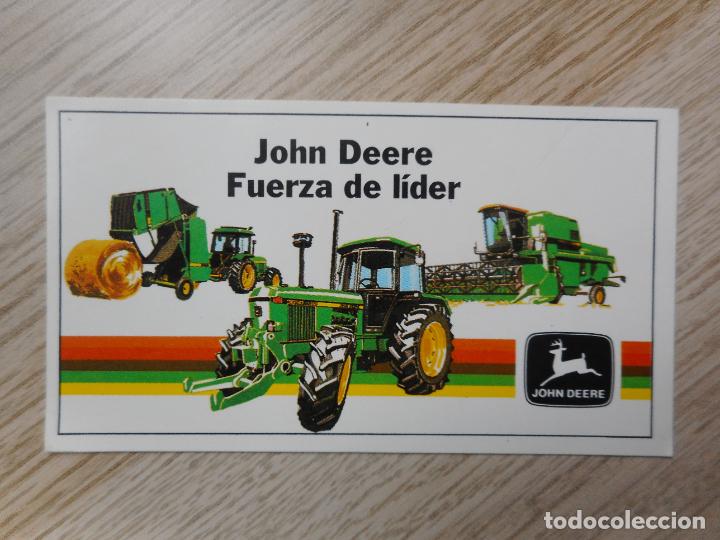 Autocollants de collection: ANTIGUA PEGATINA JOHN DEERE TRACTOR