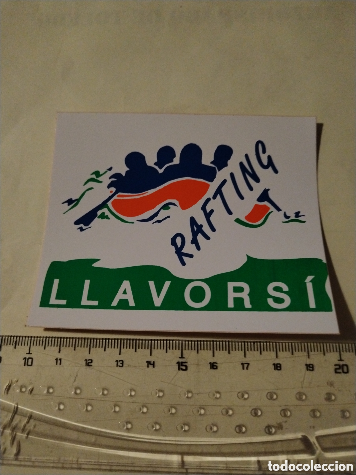 Pegatinas de colecci&oacute;n: Pegatina rafting Llavors&iacute; - Foto 1