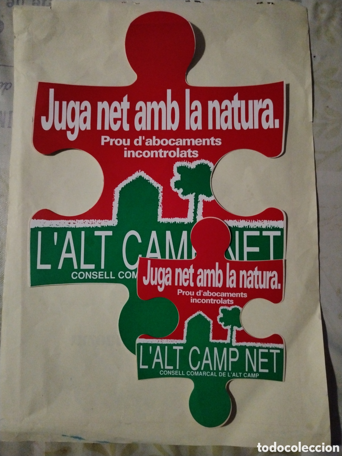 Pegatinas de colecci&oacute;n: 2 pegatina lAlt Camp net consell comarcal - Foto 1