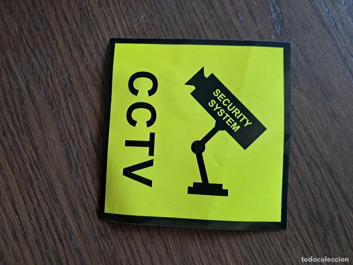 Pegatinas de colecci&oacute;n: pegatina, aviso de CCTV, camaras de vigilancia.