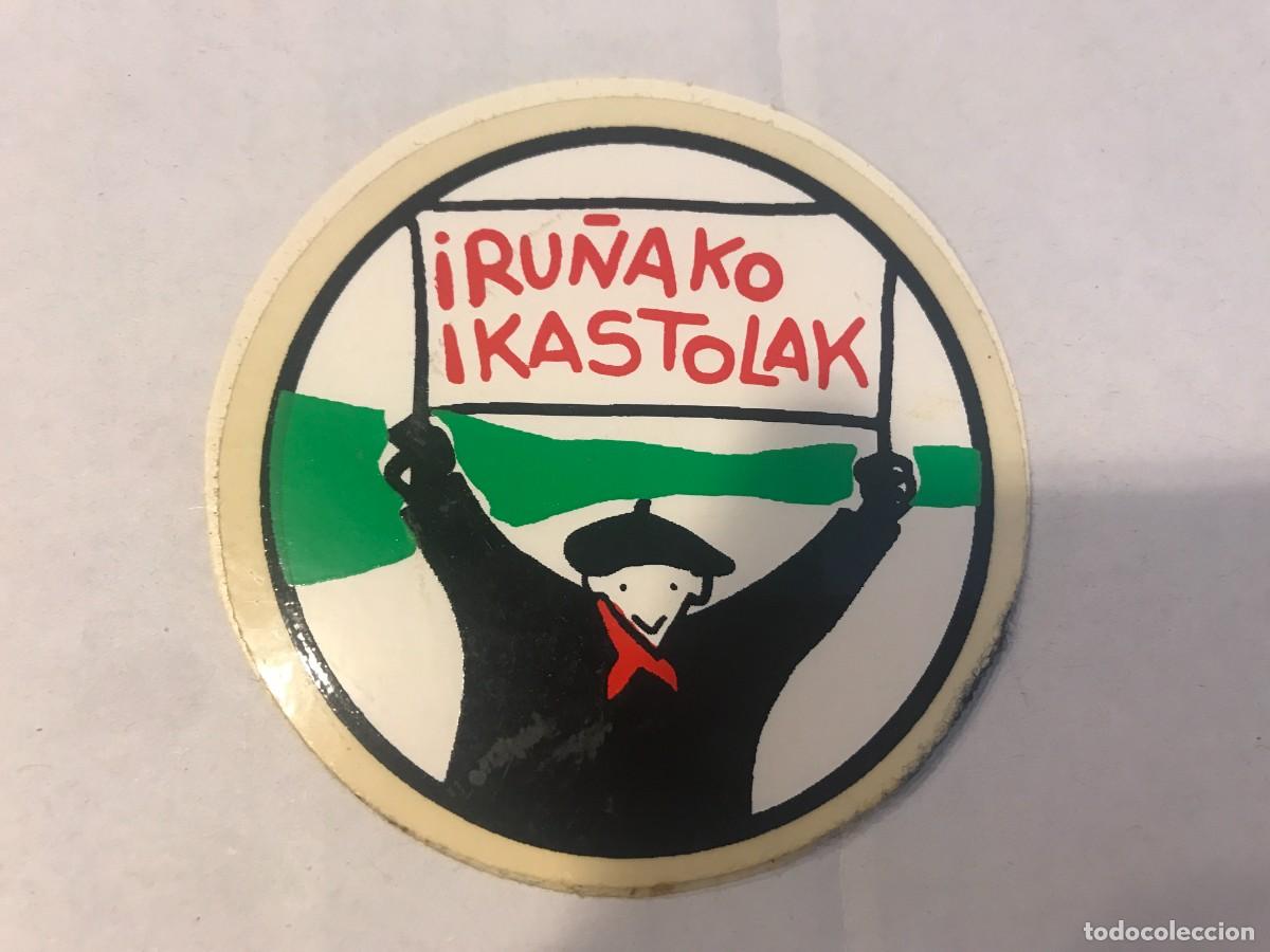 Pegatinas de colecci&oacute;n: PEGATINA. IRU&Ntilde;AKO IKASTOLAK. DI&Aacute;METRO: 7CM