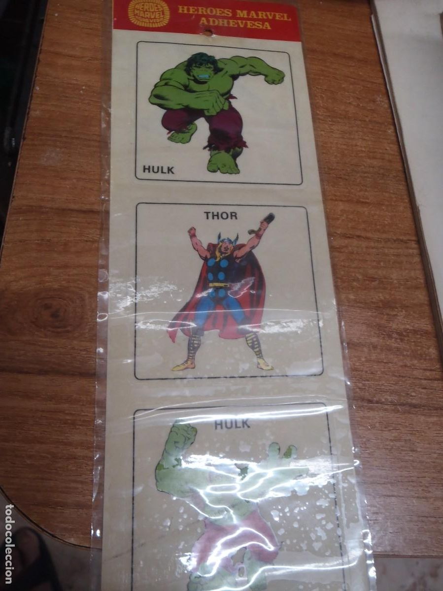 Pegatinas de colecci&oacute;n: HEROES MARVEL ADHEVESA - ADESIVOS