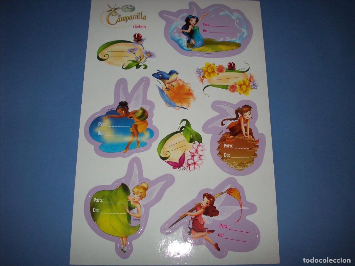 Pegatinas de colecci&oacute;n: stickers disney hadas campanilla