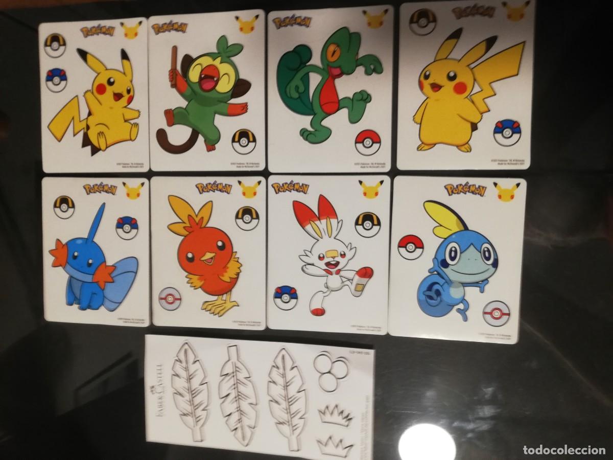 pegatinas pokemon ( 8 ) (tamaño 11.5 x 9) y 1 r - Compra venta en  todocoleccion