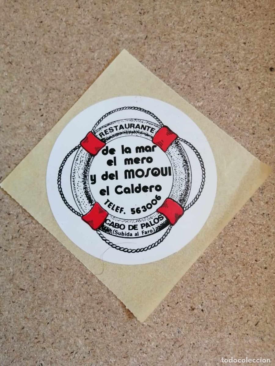 Pegatinas de colecci&oacute;n: PEGATINA RESTAURANTE EL MOSQUI, CABO DE PALOS (MURCIA)
