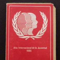 Pegatinas de colección: 1985 AÑO INTERNACIONAL DE LA JUVENTUD JUNTA DE CASTILLA Y LEON