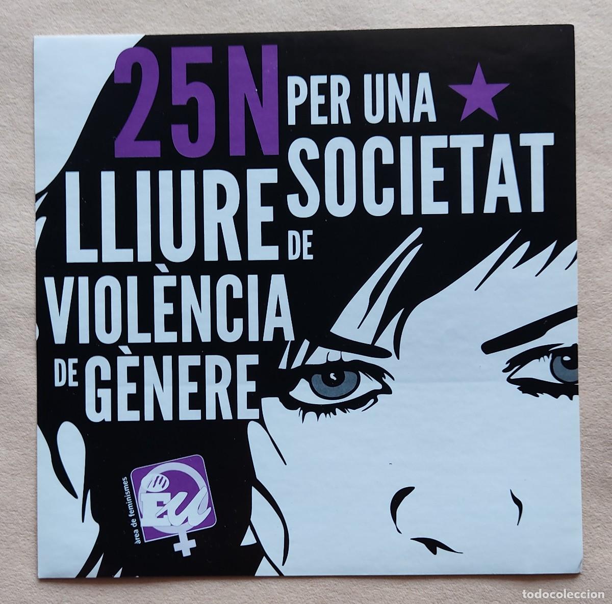 Autocollants de collection: Societat lliure de violencia masclista.