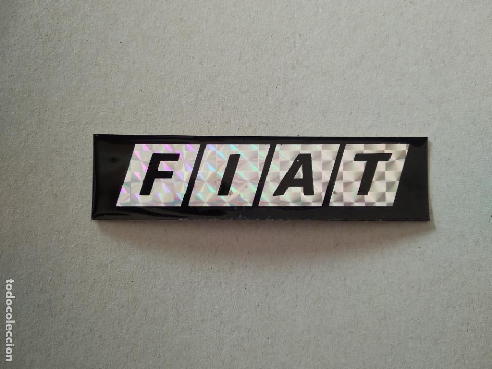 Pegatinas de colecci&oacute;n: PEGATINA DE LA MARCA FIAT COCHES BRILLANTE AUTOM&Oacute;VIL