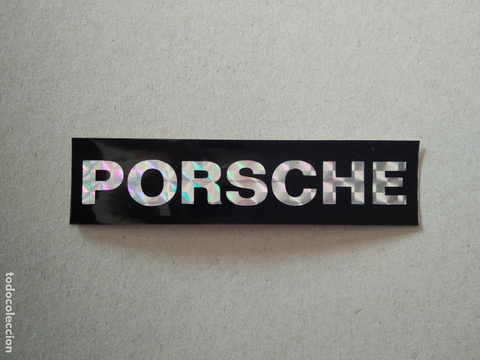 Pegatinas de colecci&oacute;n: PEGATINA DE LA MARCA PORSCHE COCHES BRILLANTE AUTOM&Oacute;VIL