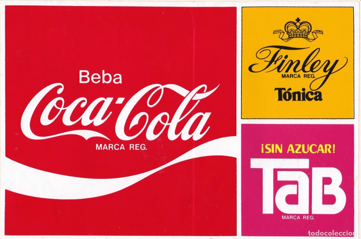 Pegatinas de colecci&oacute;n: Antigua pegatina de la casa coca cola