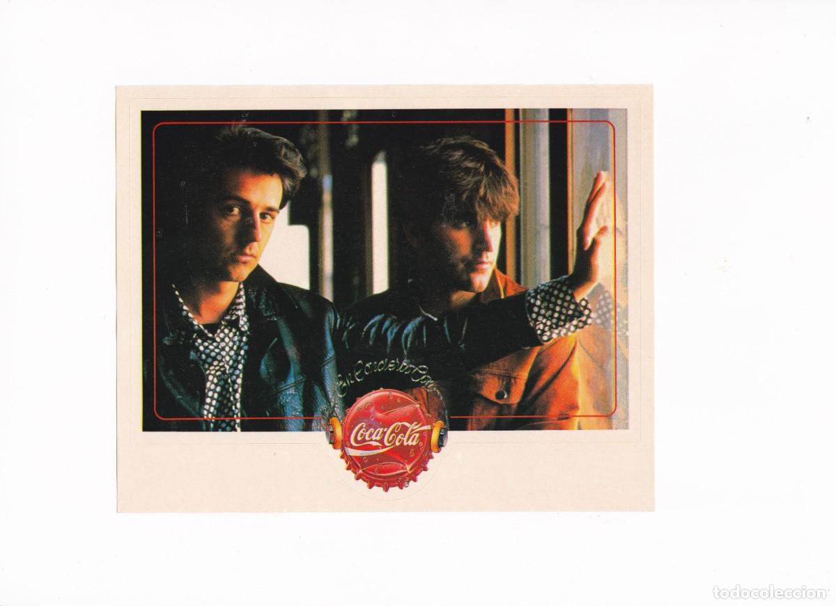 Pegatinas de colecci&oacute;n: Antigua pegatina de la casa coca cola ( coca cola en concierto de los a&ntilde;os 90 )