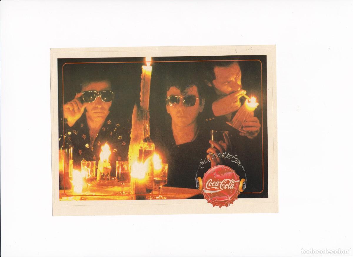Pegatinas de colecci&oacute;n: Antigua pegatina de la casa coca cola ( coca cola en concierto de los a&ntilde;os 90 )