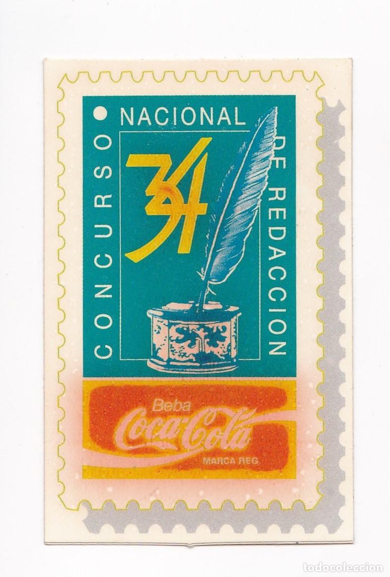 Pegatinas de colecci&oacute;n: Antigua pegatina de la casa coca cola ( de los a&ntilde;os 90 )