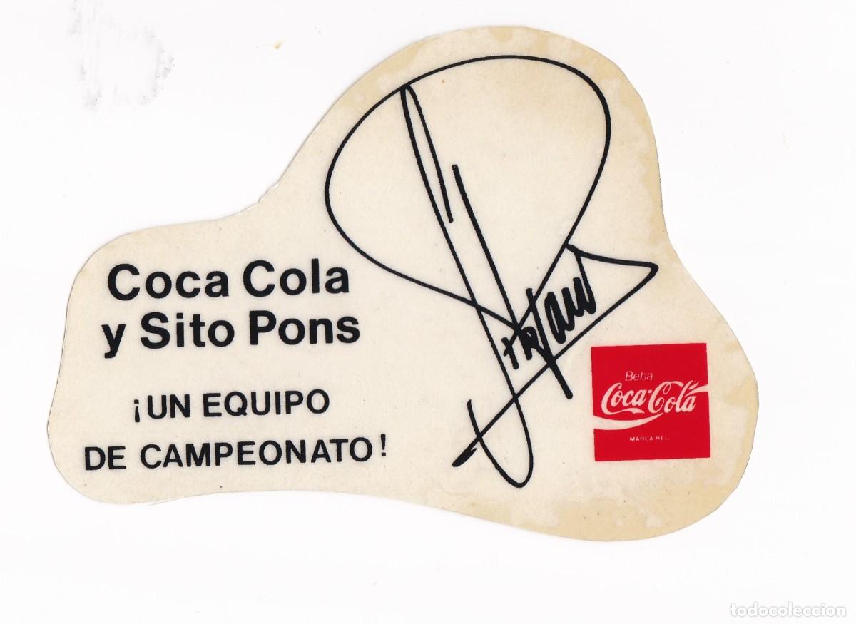 Pegatinas de colecci&oacute;n: Antigua pegatina de la casa coca cola ( de los a&ntilde;os 90 )