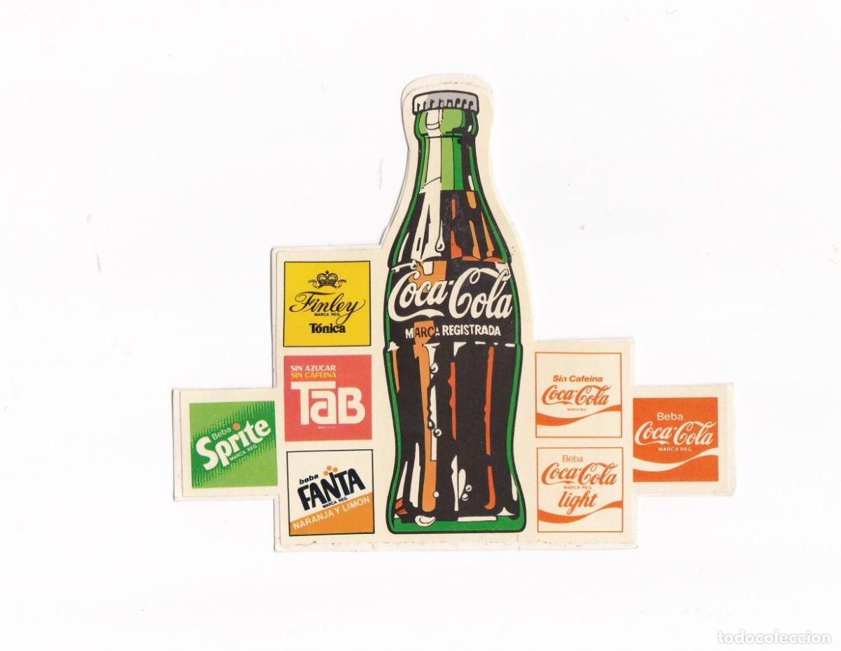 Pegatinas de colecci&oacute;n: Antigua pegatina de la casa coca cola ( de los a&ntilde;os 90 )