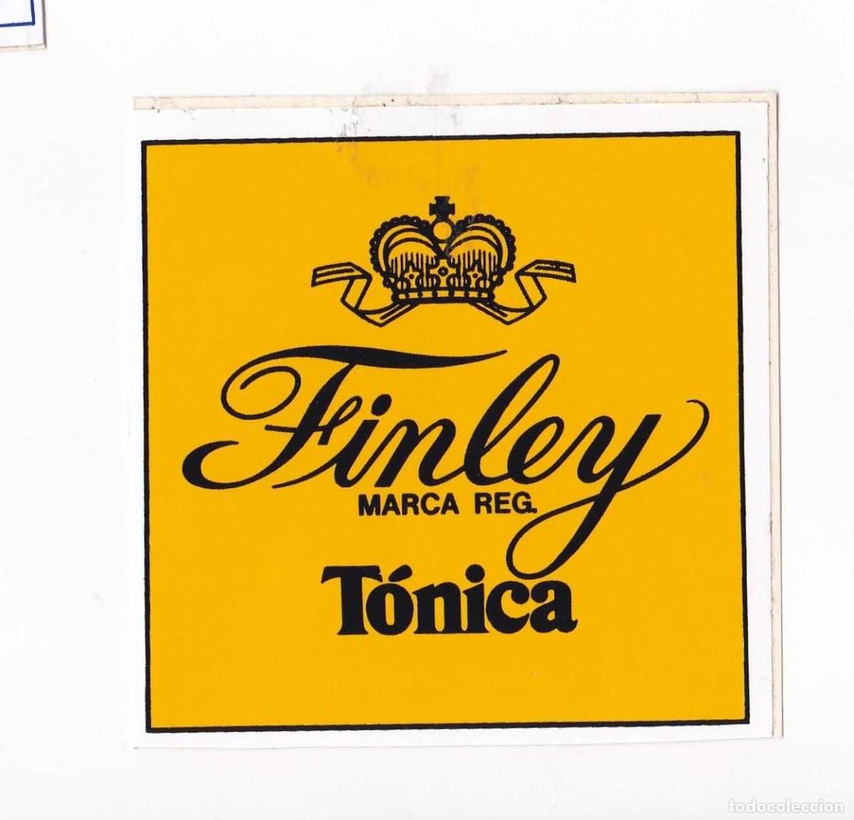 Pegatinas de colecci&oacute;n: Antigua pegatina de la t&oacute;nica Finley