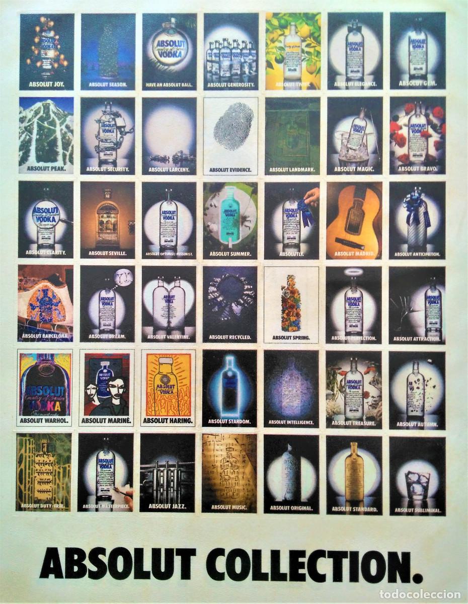Pegatinas de colecci&oacute;n: PEGATINAS - VODKA- ABSOLUT COLLECTION - Foto 1