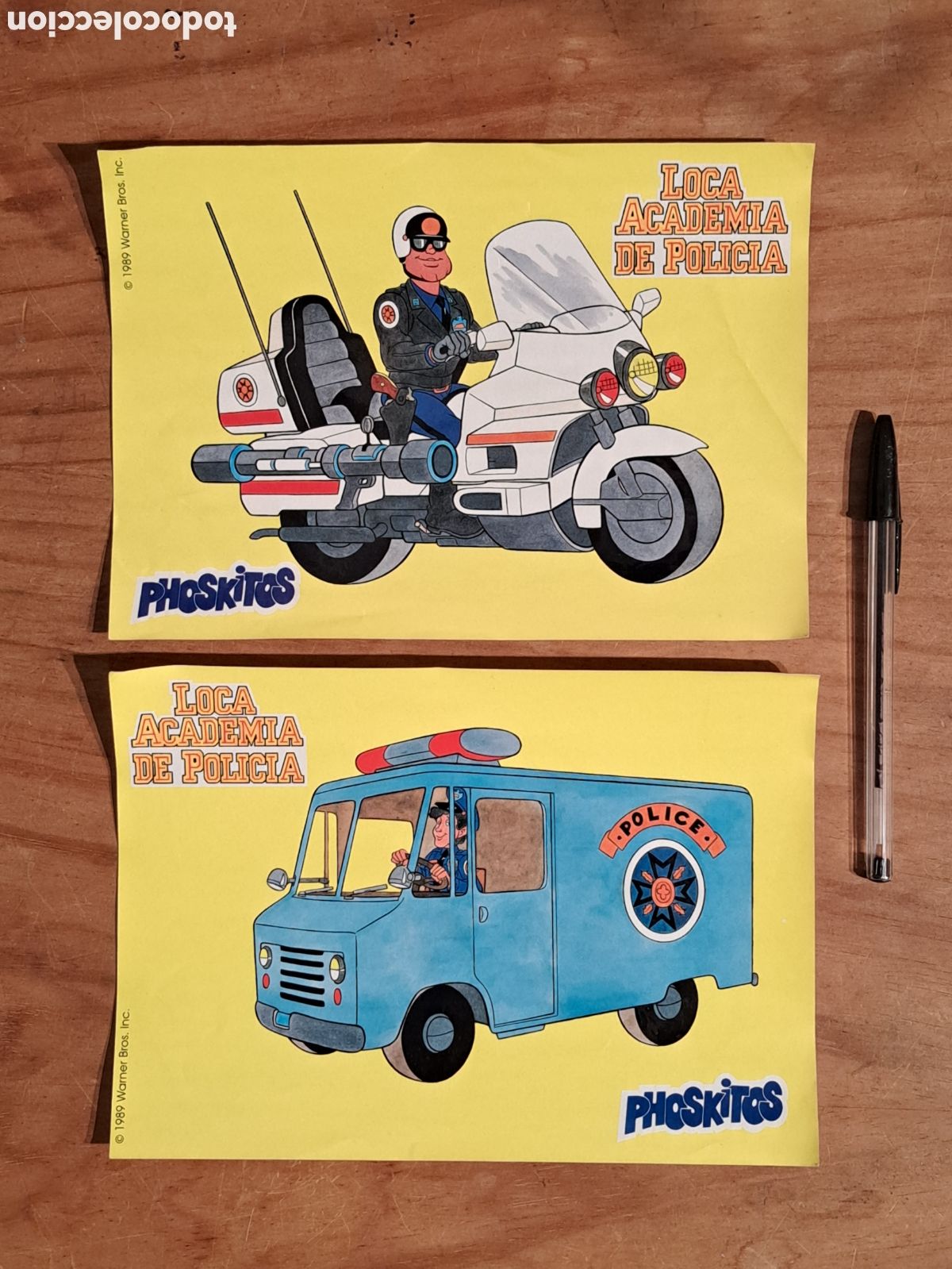 Pegatinas de colecci&oacute;n: Lote pegatinas a&ntilde;os 80: Phoskitos Loca Academia, Palotes, Nescaf&eacute;, Cacaolat,...