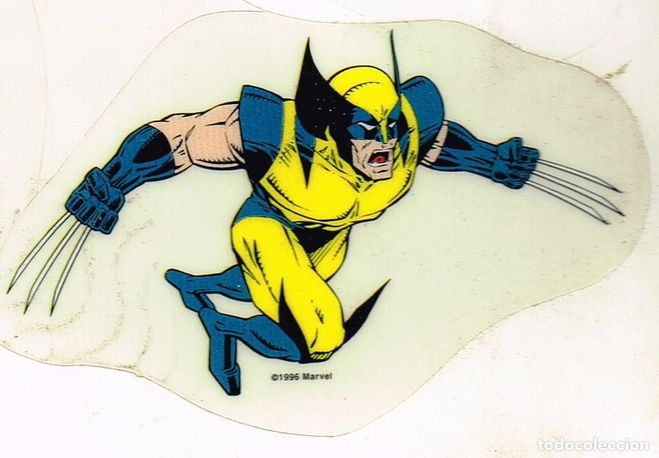 Pegatinas de colecci&oacute;n: 1996 MARVEL SUPER HEROES HOJA PEGATINAS DE WOLVERINE ver detalle en fotos