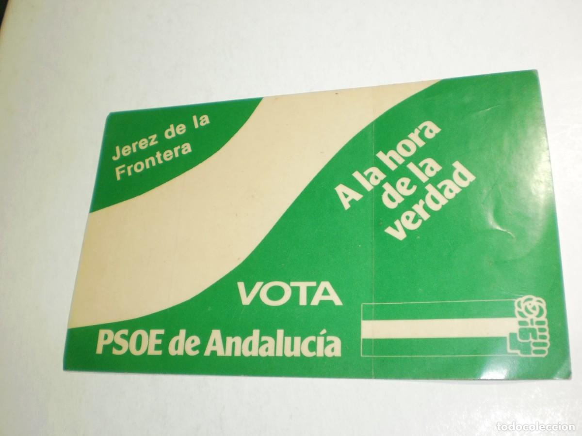 Pegatinas de colecci&oacute;n: pegatina psoe andaluc&iacute;a elecciones andaluzas 1982 (buen estado)