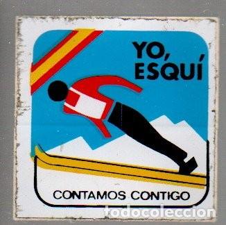Pegatinas de colecci&oacute;n: PEGATINA, YO, ESQU&Iacute;. CONTAMOS CONTIGO. 5 X 5 CM.
