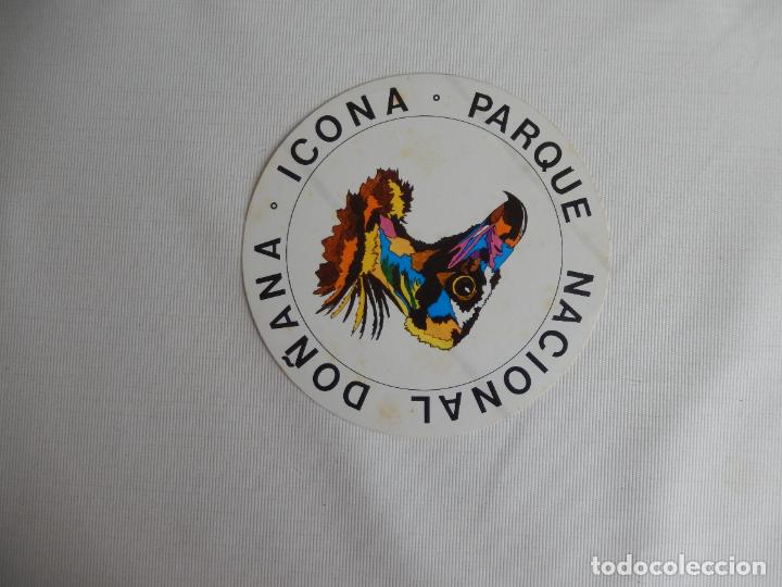 Autocolantes de cole&ccedil;&atilde;o: PEGATINA - PARQUE NACIONAL DO&Ntilde;ANA - ICONA.