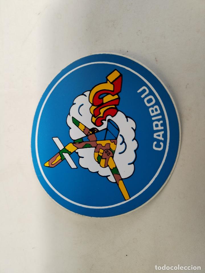 Pegatinas de colecci&oacute;n: PEGATINA MILITAR DEL EJ&Eacute;RCITO DEL AIRE. AVI&Oacute;N DE TRANSPORTE CARIBOU 372 - c113